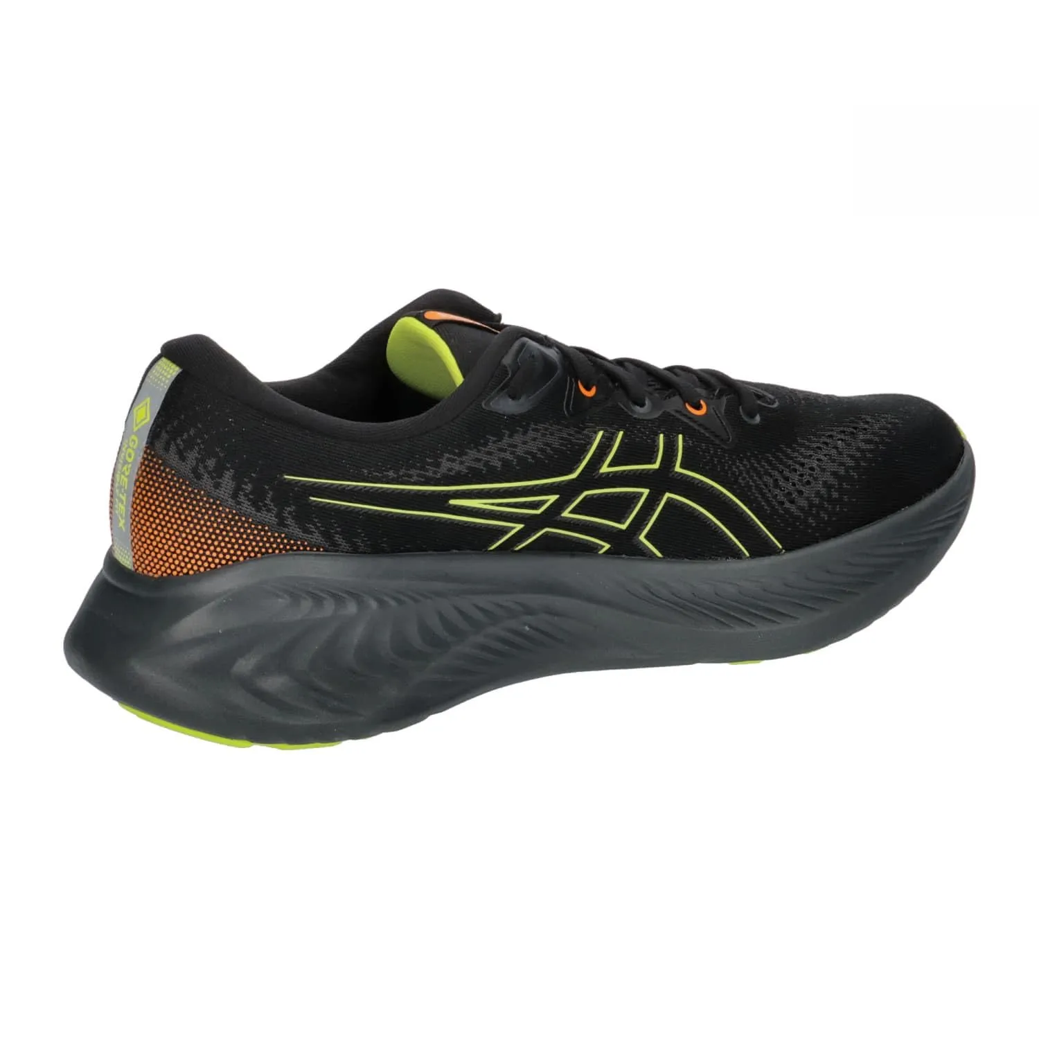 ASICS Herren Laufschuhe Gel-Cumulus 25 GTX 1011B683 Black/Neon Lime 42