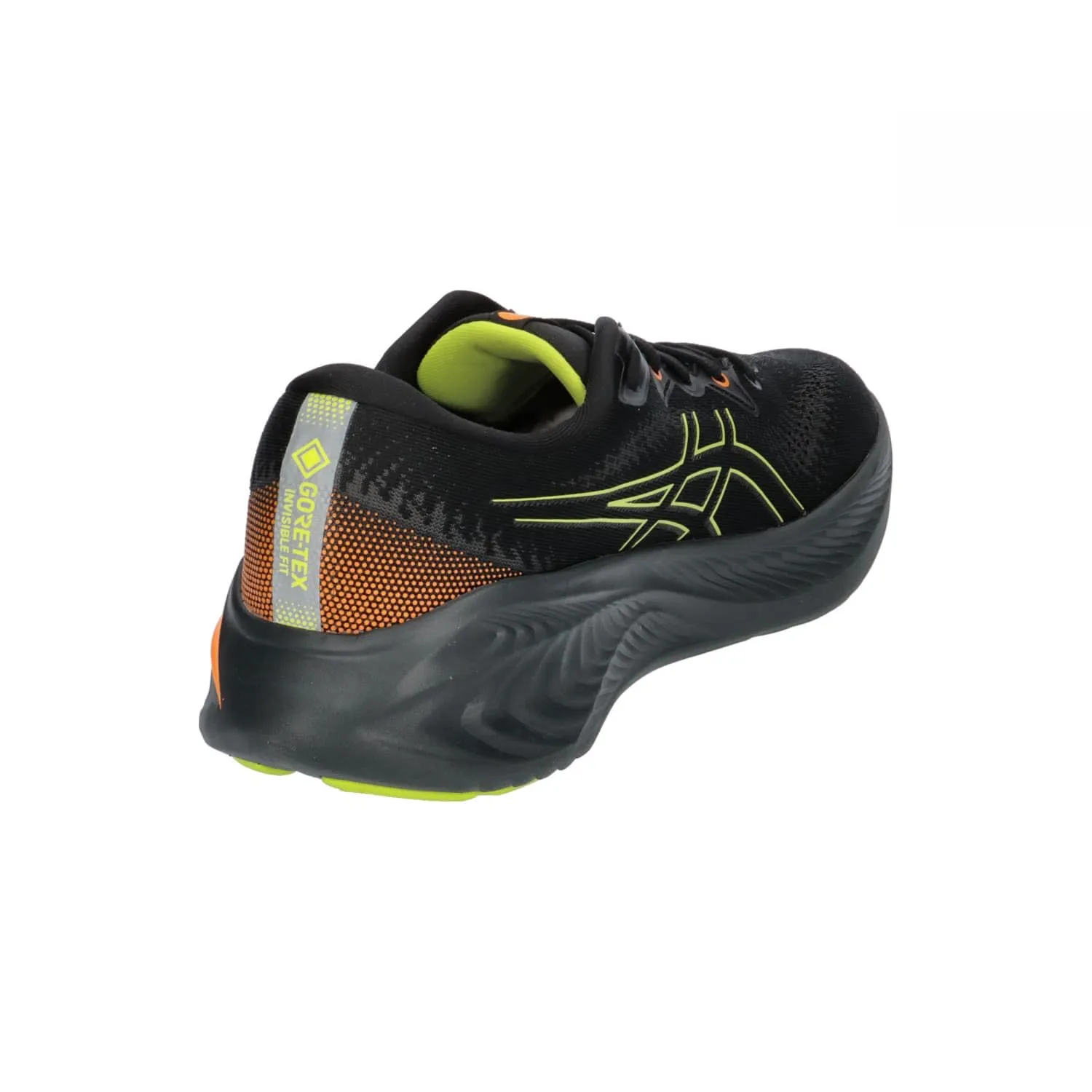 ASICS Herren Laufschuhe Gel-Cumulus 25 GTX 1011B683 Black/Neon Lime 42