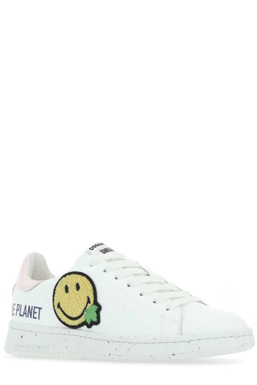 Dsquared2 Smiley Patch Lace-Up Sneakers