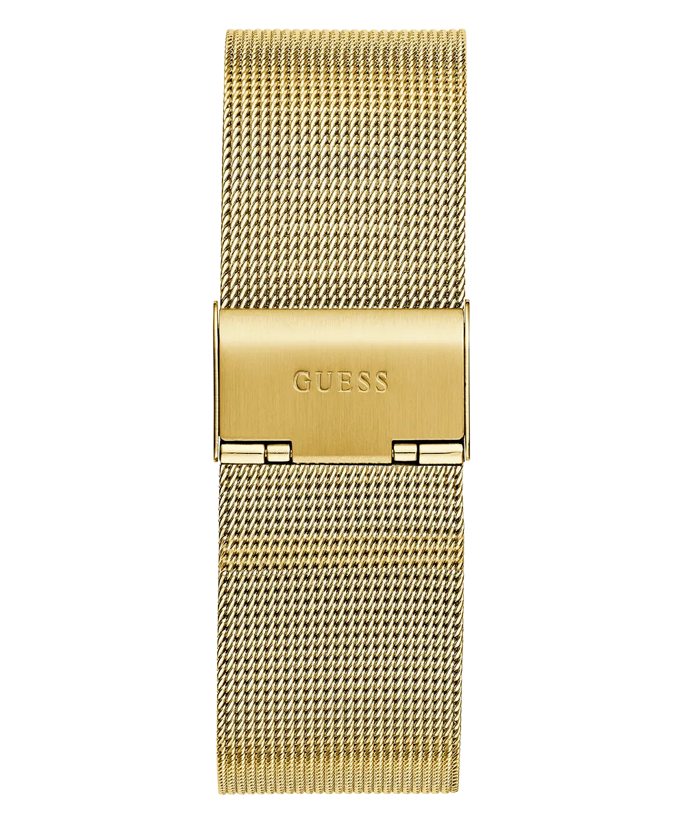 GUESS Mens Gold Tone Analog Watch