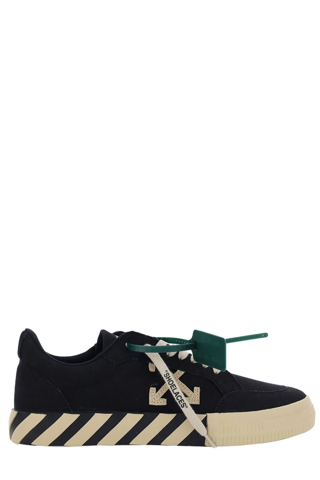 Off-White Vulcanized Lace-Up Sneakers