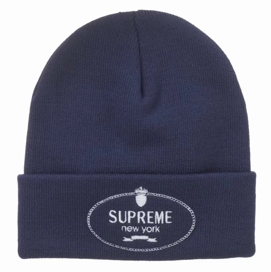 Supreme Crest Beanie "Navy"