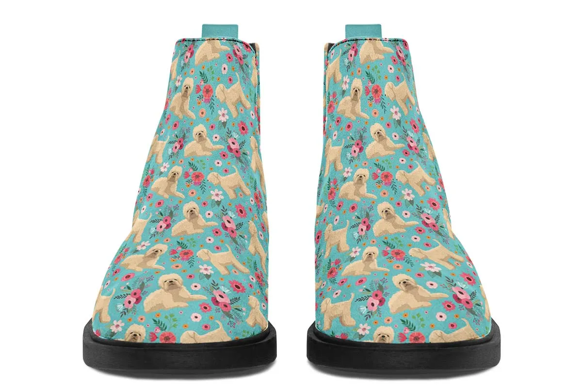 Wheaten Terrier Flower Neat Vibe Boots
