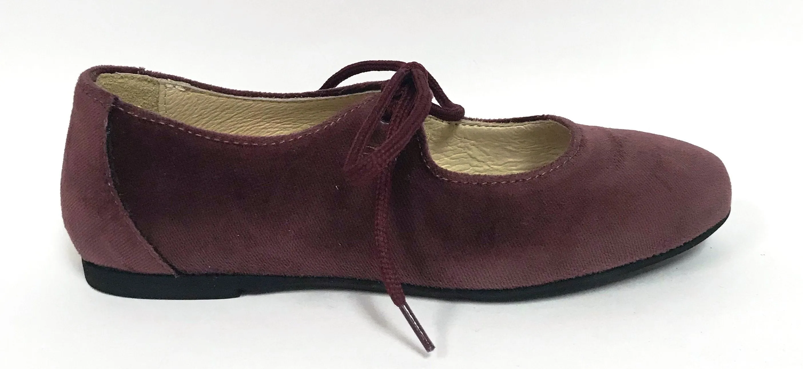 Zapeti Rose Velvet Lace Shoe