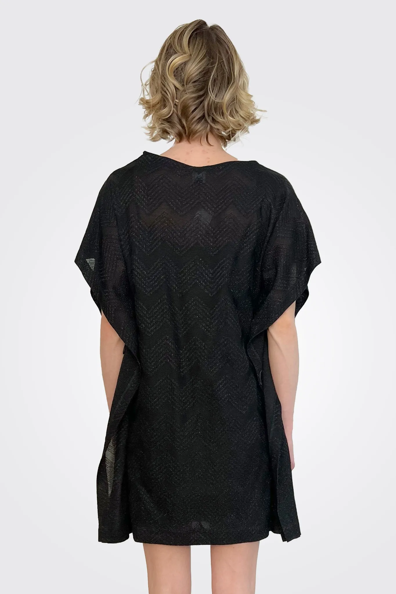 Zig Zag Dress - Black